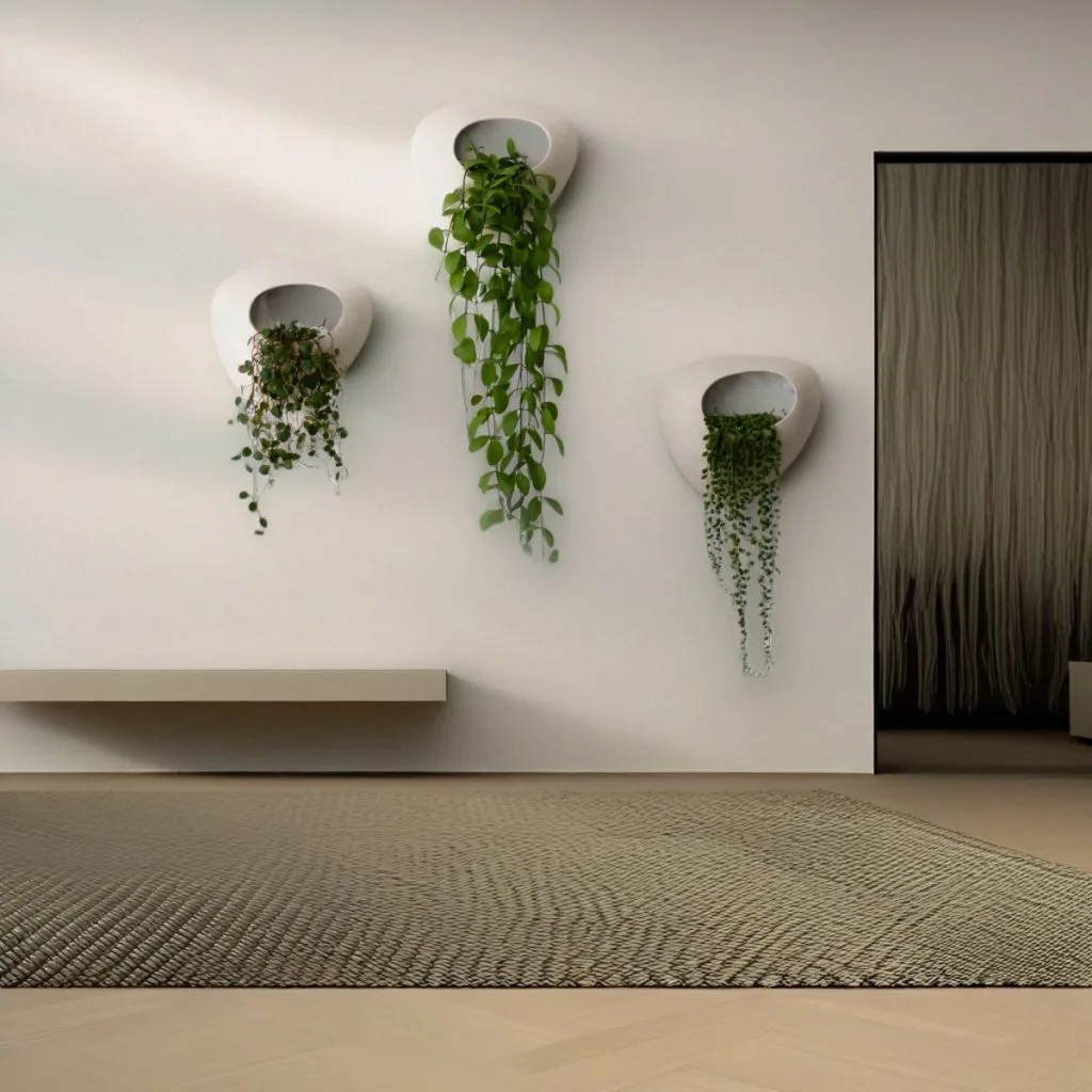 Ceramica plantas y diseno macetas de pared