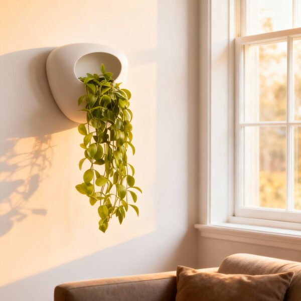 macetero de pared minimalista