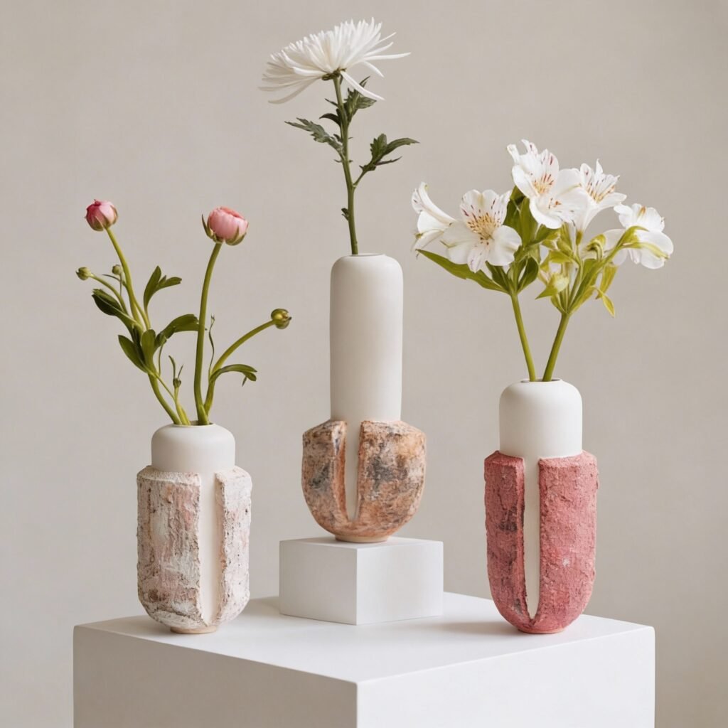 Jarrones de ceramica design mawae